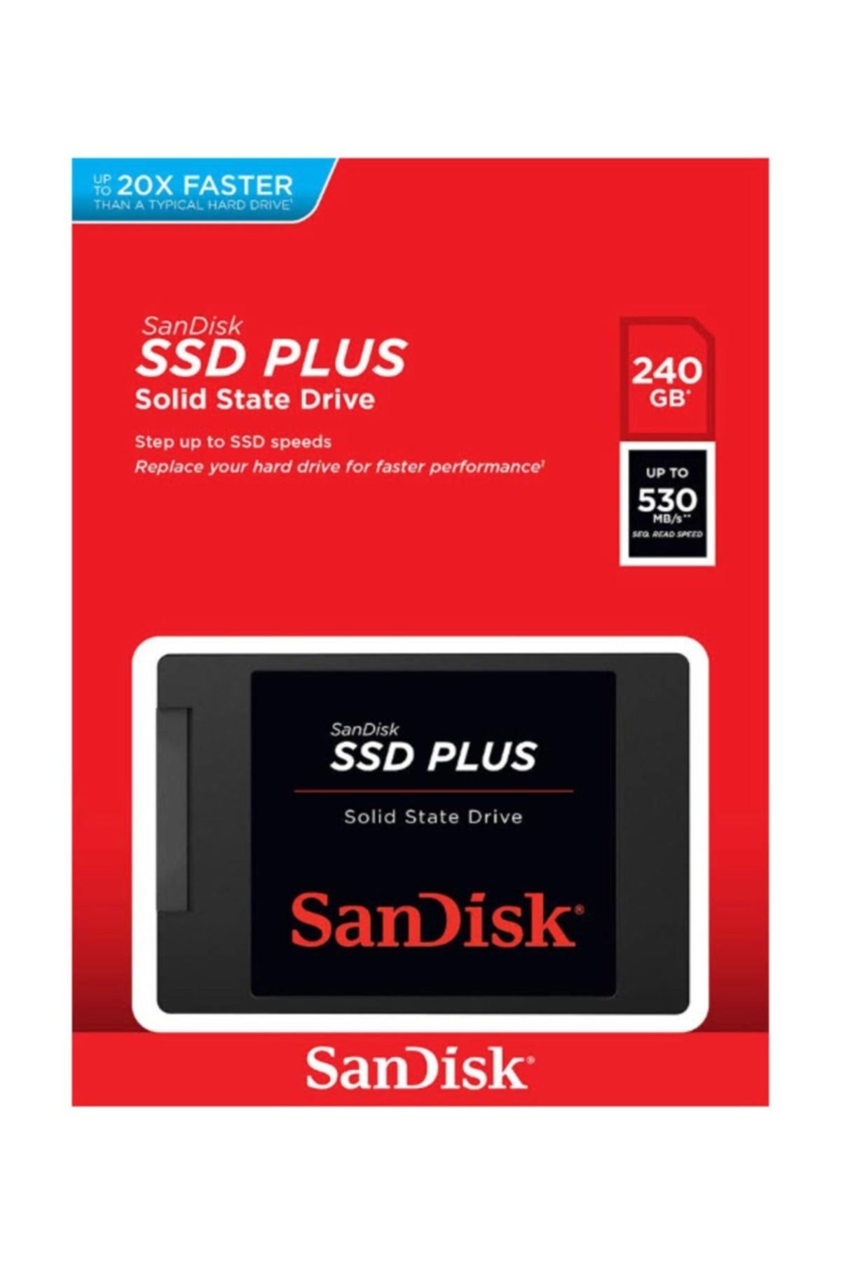 Plus 240GB 530MB-440MB/s Sata 3 2.5" SSD SDSSDA-240G-G26